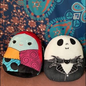 Jack and Sally 7” NBC squishmallows bundle